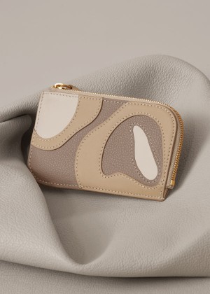 Polène Atla Card Holder Edition Trio Taupe | SN-PLN365019