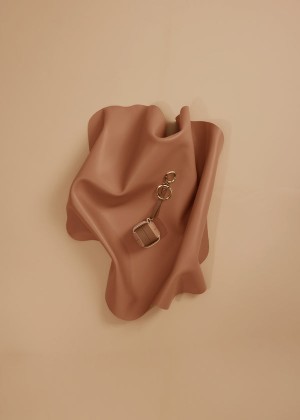 Polène Cubo Keyring Edition Trio Camel | SN-PLN365040