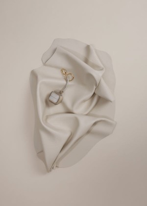 Polène Cubo Keyring Edition Trio Chalk | SN-PLN365037