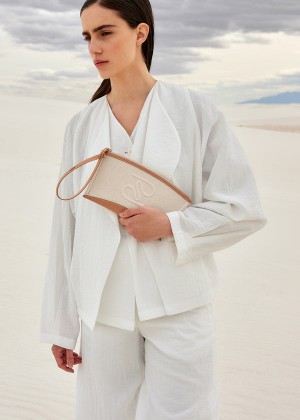 Polène Ilo Pouch Edition Tan | SN-PLN364936