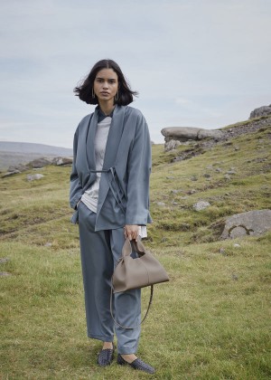 Polène Numéro Neuf Edition Textured Taupe | SN-PLN364900