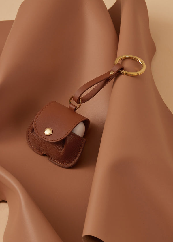 Polène Airpods Case Edition Duo Cognac | SN-PLN365046