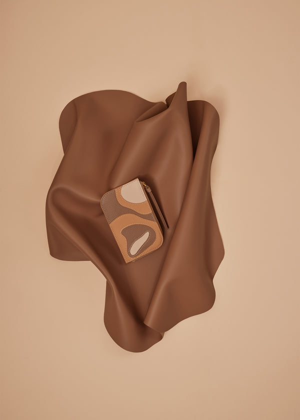 Polène Atla Card Holder Edition Trio Camel | SN-PLN365021