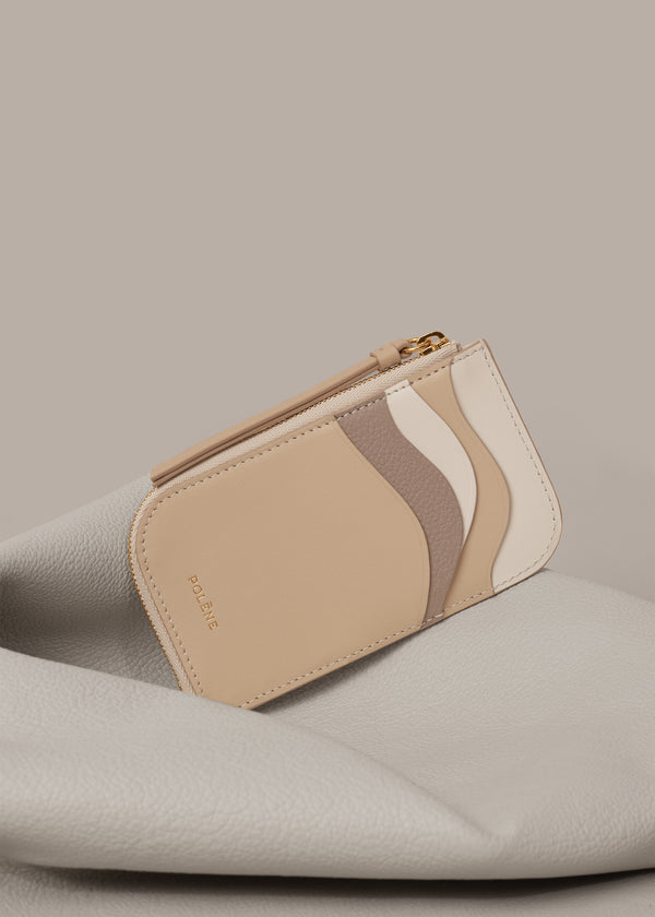 Polène Atla Card Holder Edition Trio Taupe | SN-PLN365019