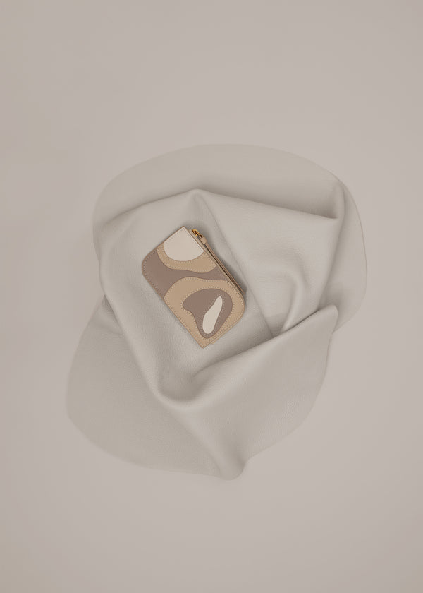Polène Atla Card Holder Edition Trio Taupe | SN-PLN365019