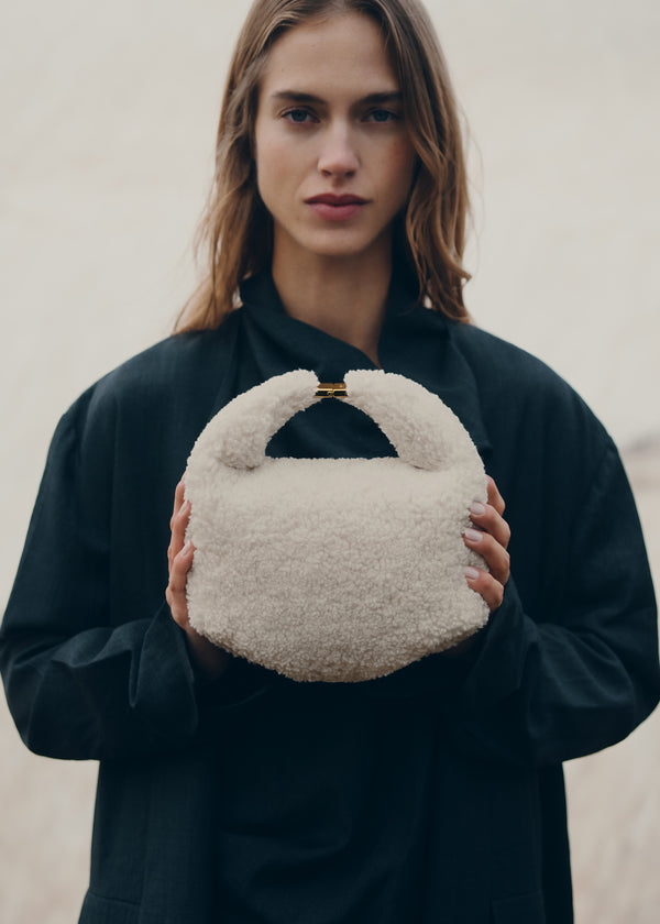 Polène Béri Edition Ecru Shearling | SN-PLN364791