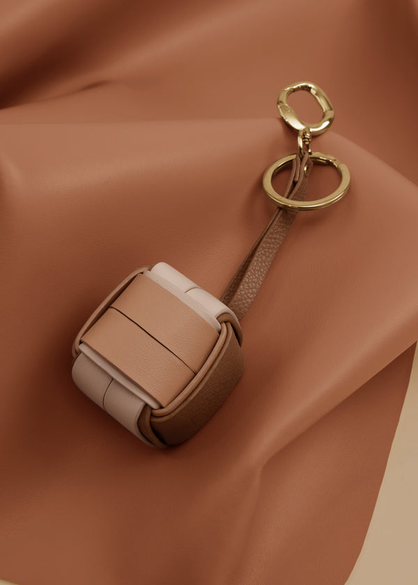Polène Cubo Keyring Edition Trio Camel | SN-PLN365040