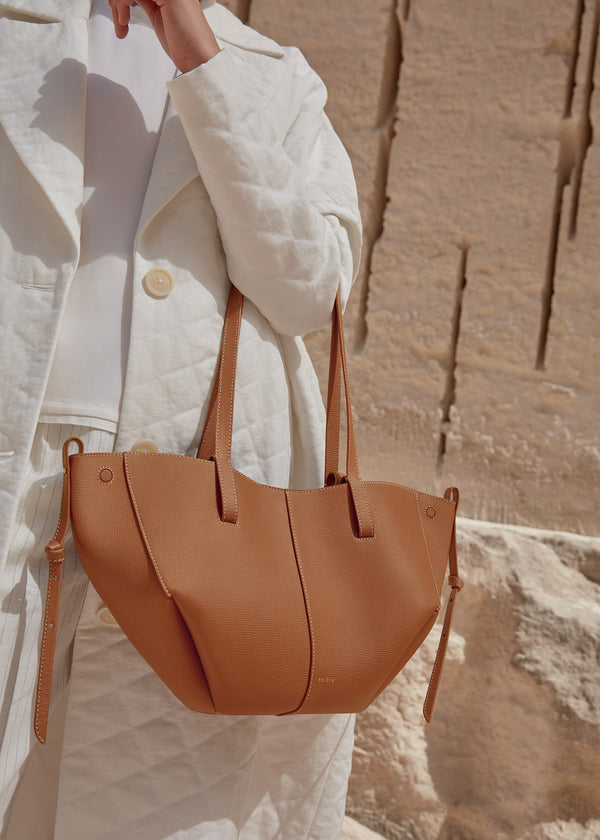 Polène Cyme Mini Edition Textured Camel | SN-PLN364929
