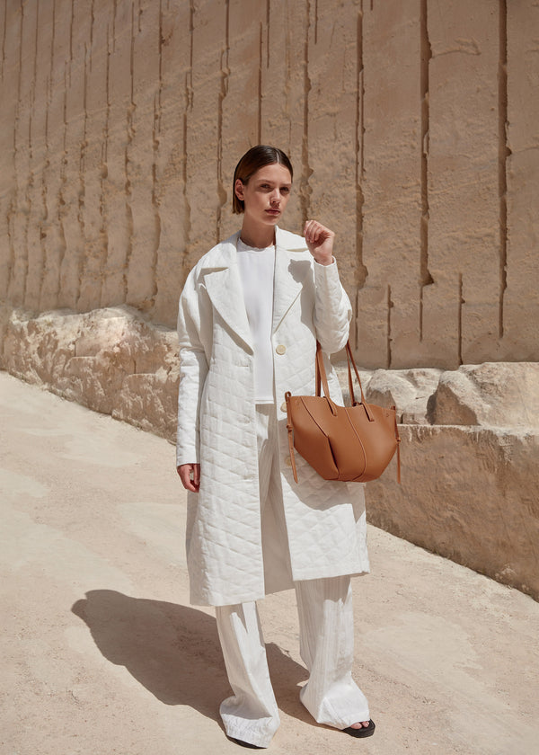 Polène Cyme Mini Edition Textured Camel | SN-PLN364929