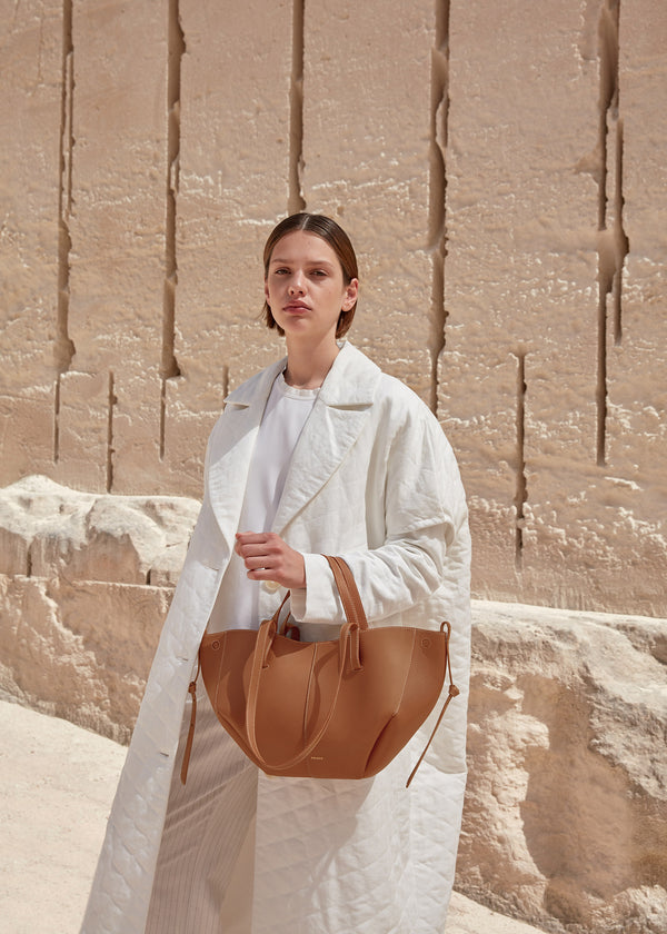 Polène Cyme Mini Edition Textured Camel | SN-PLN364929