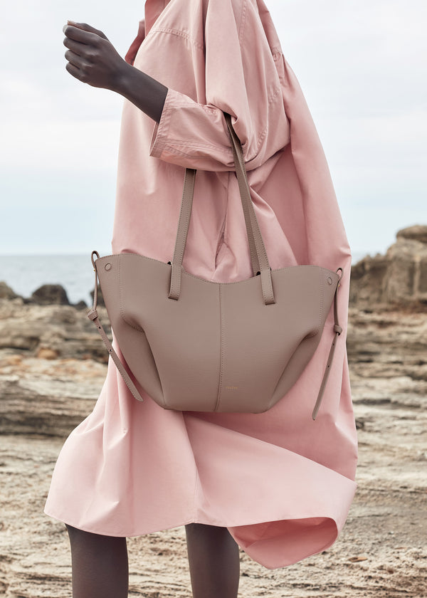 Polène Cyme Mini Edition Textured Taupe | SN-PLN364926