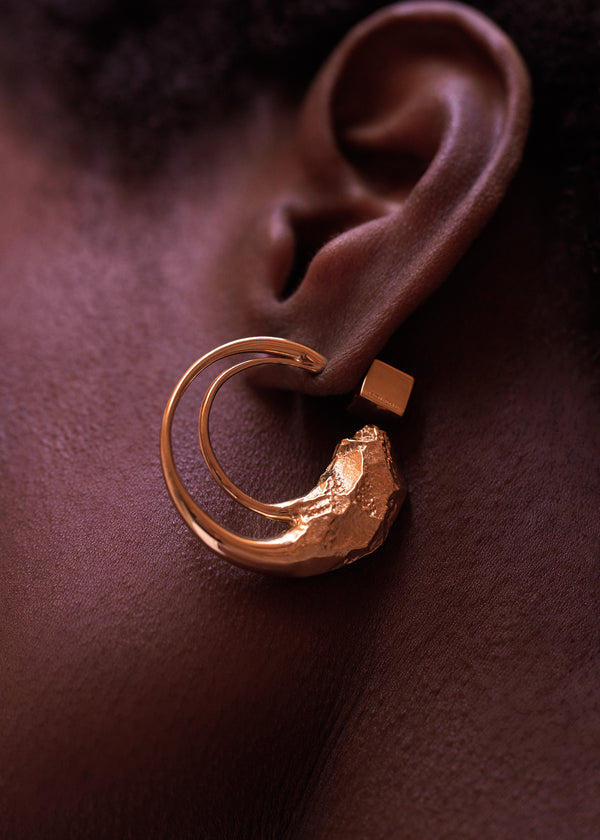 Polène Eroz Hoop Earrings χρυσο χρωμα | SN-PLN364996