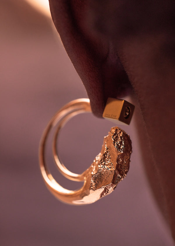 Polène Eroz Hoop Earrings χρυσο χρωμα | SN-PLN364996