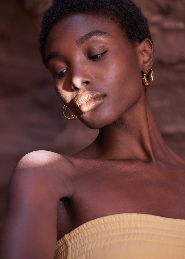 Polène Eroz Hoop Earrings χρυσο χρωμα | SN-PLN364996