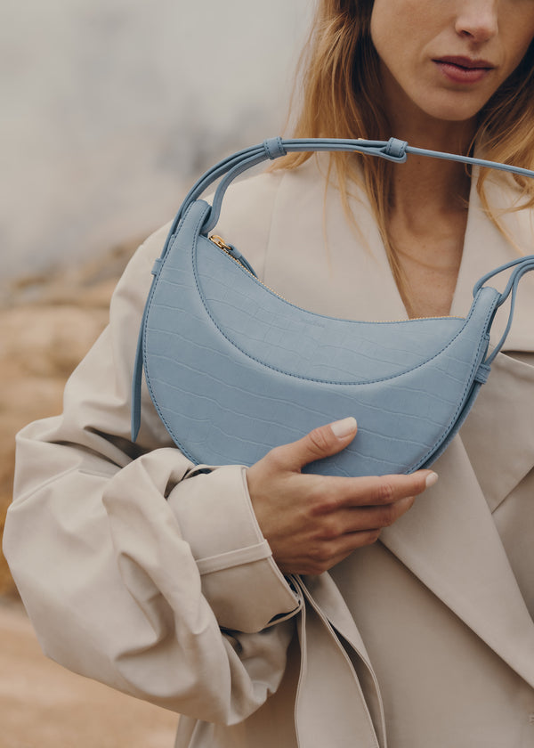 Polène Numéro Dix Edition Crocodile Nubuck Polar | SN-PLN364908