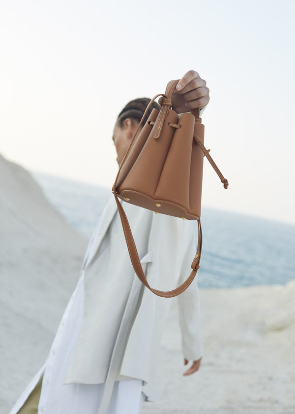 Polène Numéro Huit Mini Edition Textured Camel | SN-PLN364886