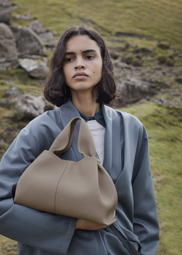 Polène Numéro Neuf Edition Textured Taupe | SN-PLN364900