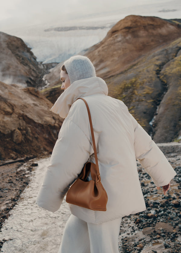 Polène Numéro Neuf Mini Edition Textured Camel | SN-PLN364904