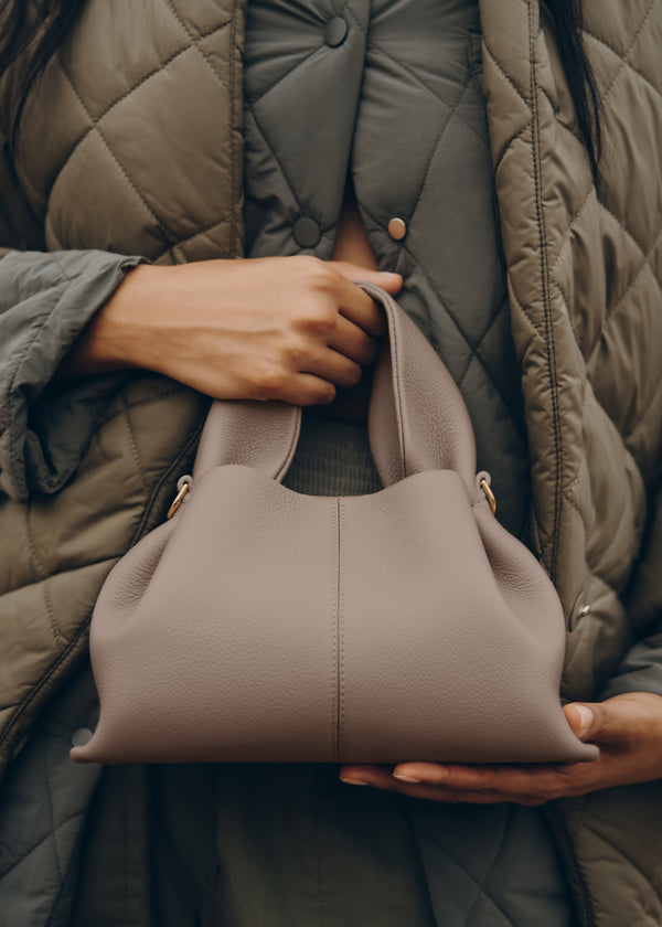 Polène Numéro Neuf Mini Edition Textured Taupe | SN-PLN364903