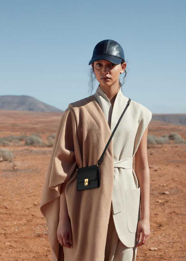 Polène Numéro Sept Crossbody Wallet μαυρα | SN-PLN365061