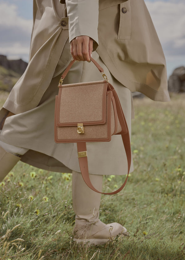 Polène Numéro Sept Edition Duo Camel Canvas | SN-PLN364844