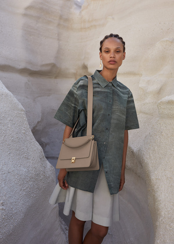 Polène Numéro Sept Edition Textured Taupe | SN-PLN364870