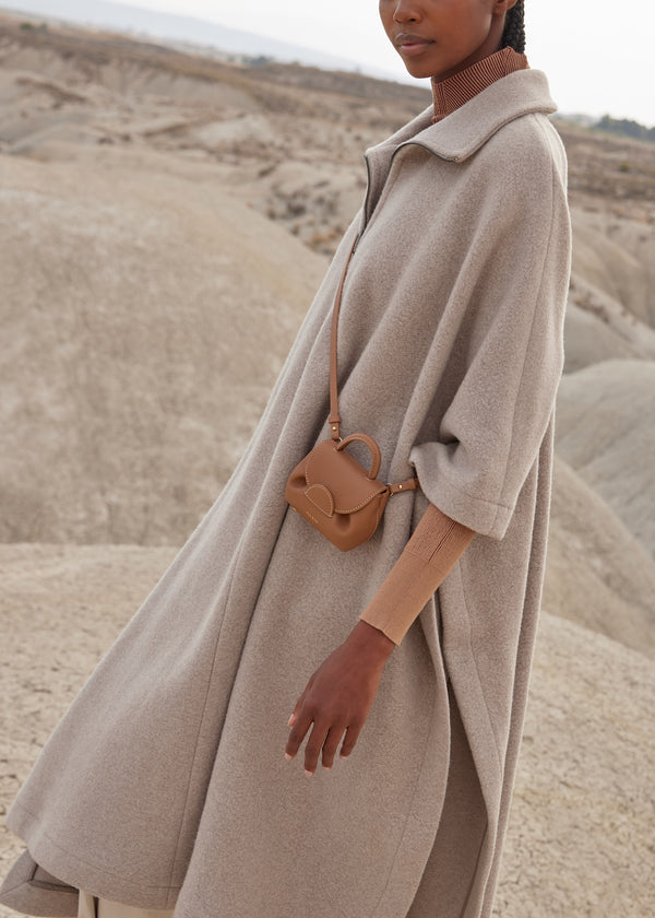 Polène Numéro Un Micro Edition Textured Camel | SN-PLN364832