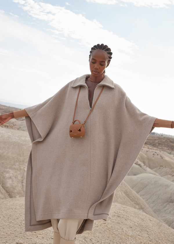 Polène Numéro Un Micro Edition Textured Camel | SN-PLN364832