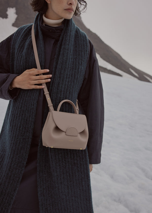 Polène Numéro Un Nano Edition Textured Taupe | SN-PLN364836