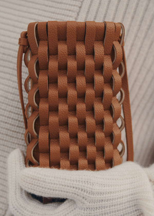 Polène Onda Phone Case Edition Cognac | SN-PLN365083