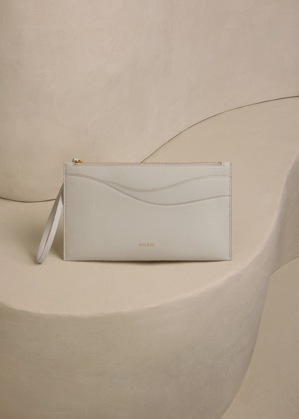 Polène Sierra Pouch Edition Duo Chalk | SN-PLN365014
