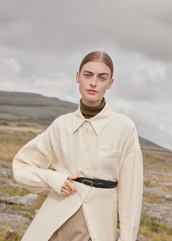 Polène Thin Umi Belt μαυρα | SN-PLN365059