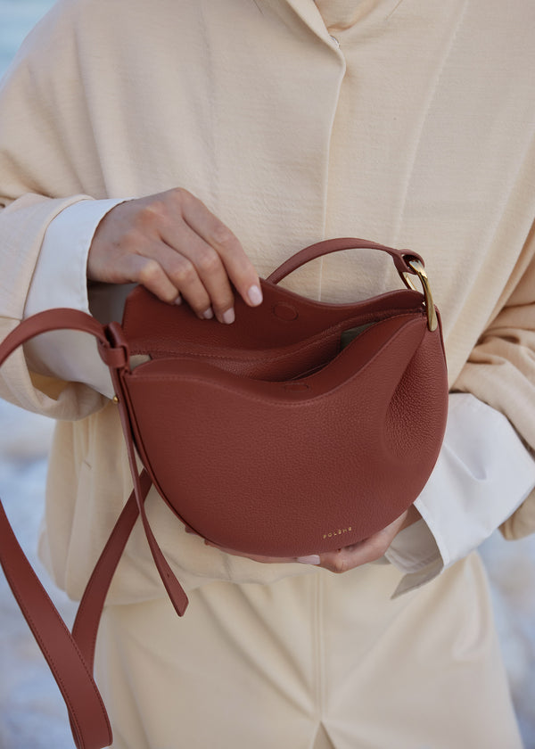 Polène Tonca Edition Textured Cognac | SN-PLN364970