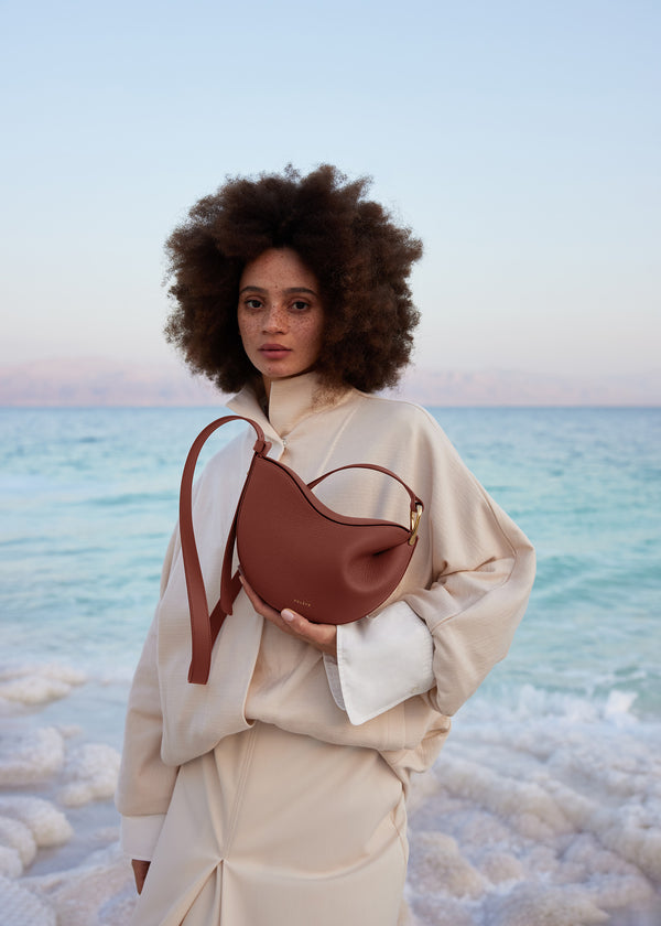 Polène Tonca Edition Textured Cognac | SN-PLN364970