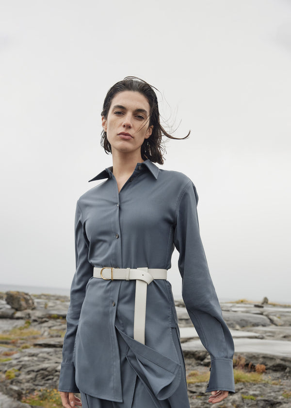 Polène Umi Belt Edition Textured Chalk | SN-PLN365035