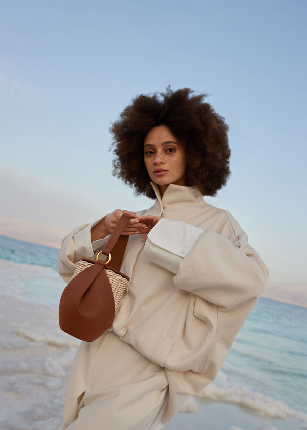 Polène Yké Edition Textured Cognac | SN-PLN364977