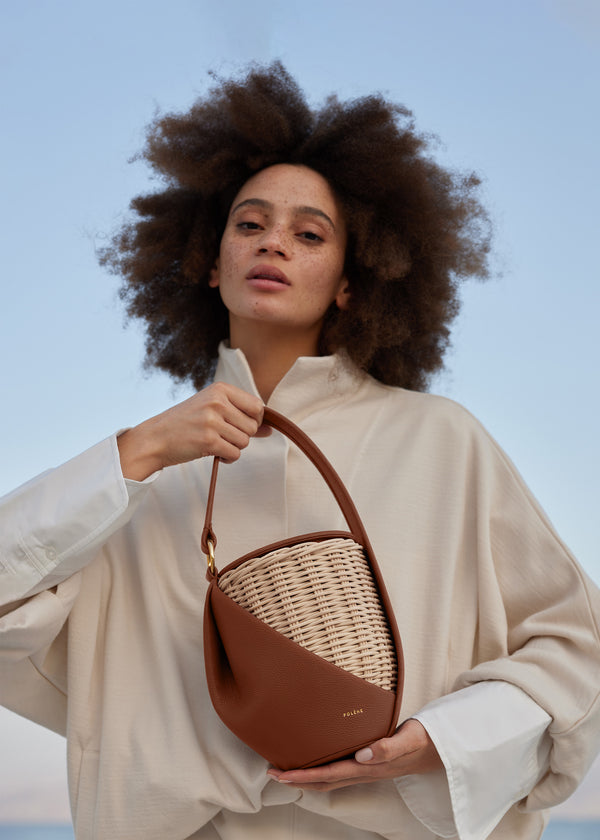 Polène Yké Edition Textured Cognac | SN-PLN364977