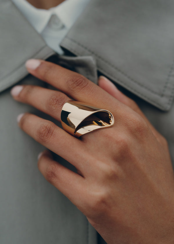 Polène Éole Draped Ring χρυσο χρωμα | SN-PLN364988