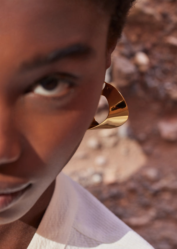 Polène Éole Hoop Earrings χρυσο χρωμα | SN-PLN364998