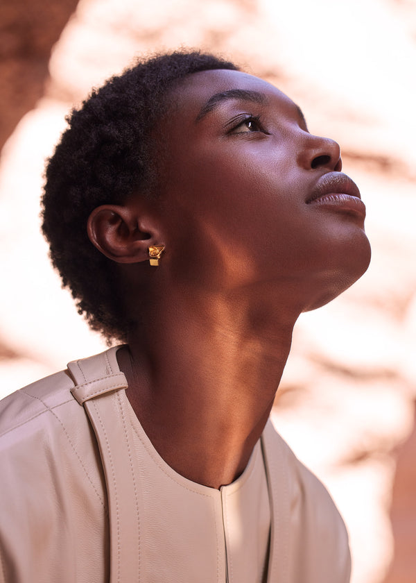 Polène Éole Stud Earrings χρυσο χρωμα | SN-PLN364994