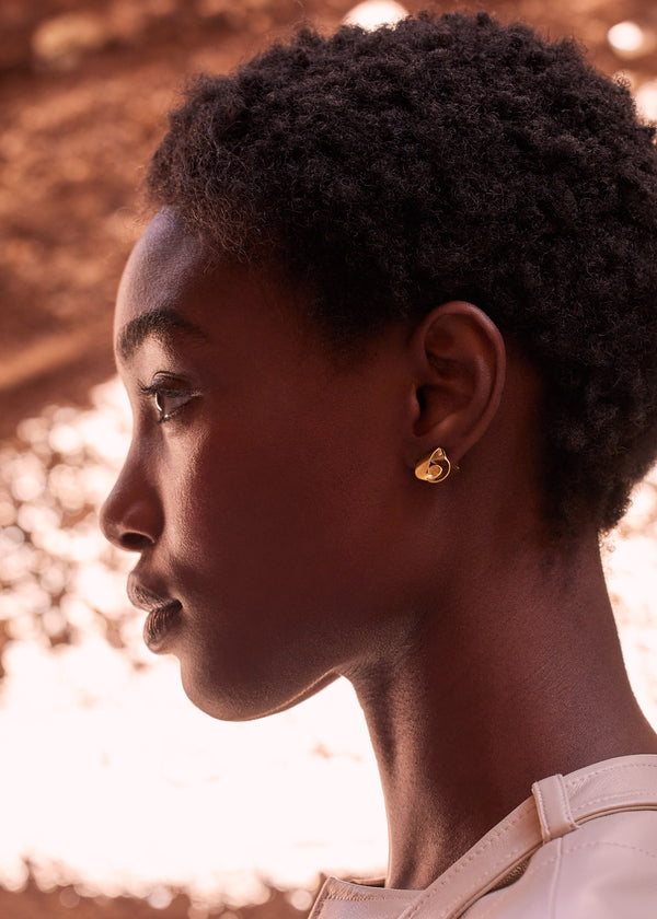 Polène Éole Stud Earrings χρυσο χρωμα | SN-PLN364994